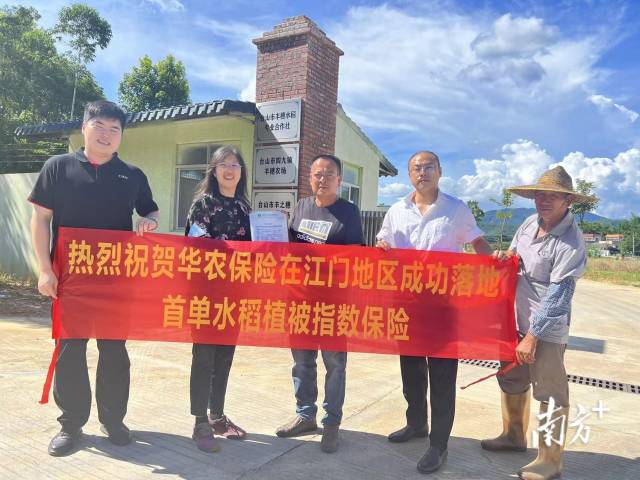 6月24日,华农保险落地首单水稻植被指数保险。