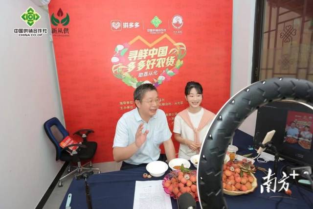广州市供销合作总社党组书记、理事会主任吴尚伟走进直播间,推介广州从化荔枝 广州市供销合作总社党组书记、理事会主任吴尚伟走进直播间,推介广州从化荔枝