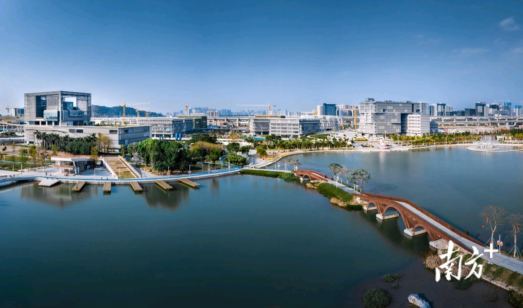 季华实验室牵头组织实施“璀璨行动”计划。图为季华实验室航拍图。季华实验室供图