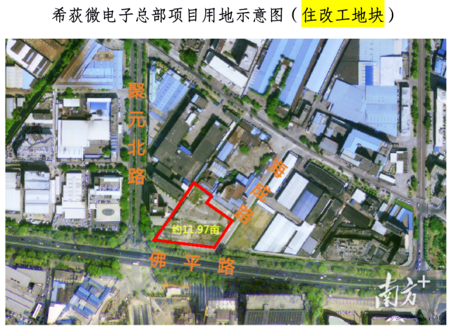 上市企业希荻微电子总部项目地块为住宅改工业用地。