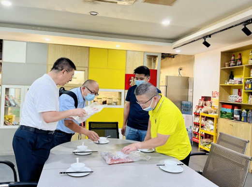 南沙区农业农村局荆茂团副书记带队考察南沙区预制菜产业园