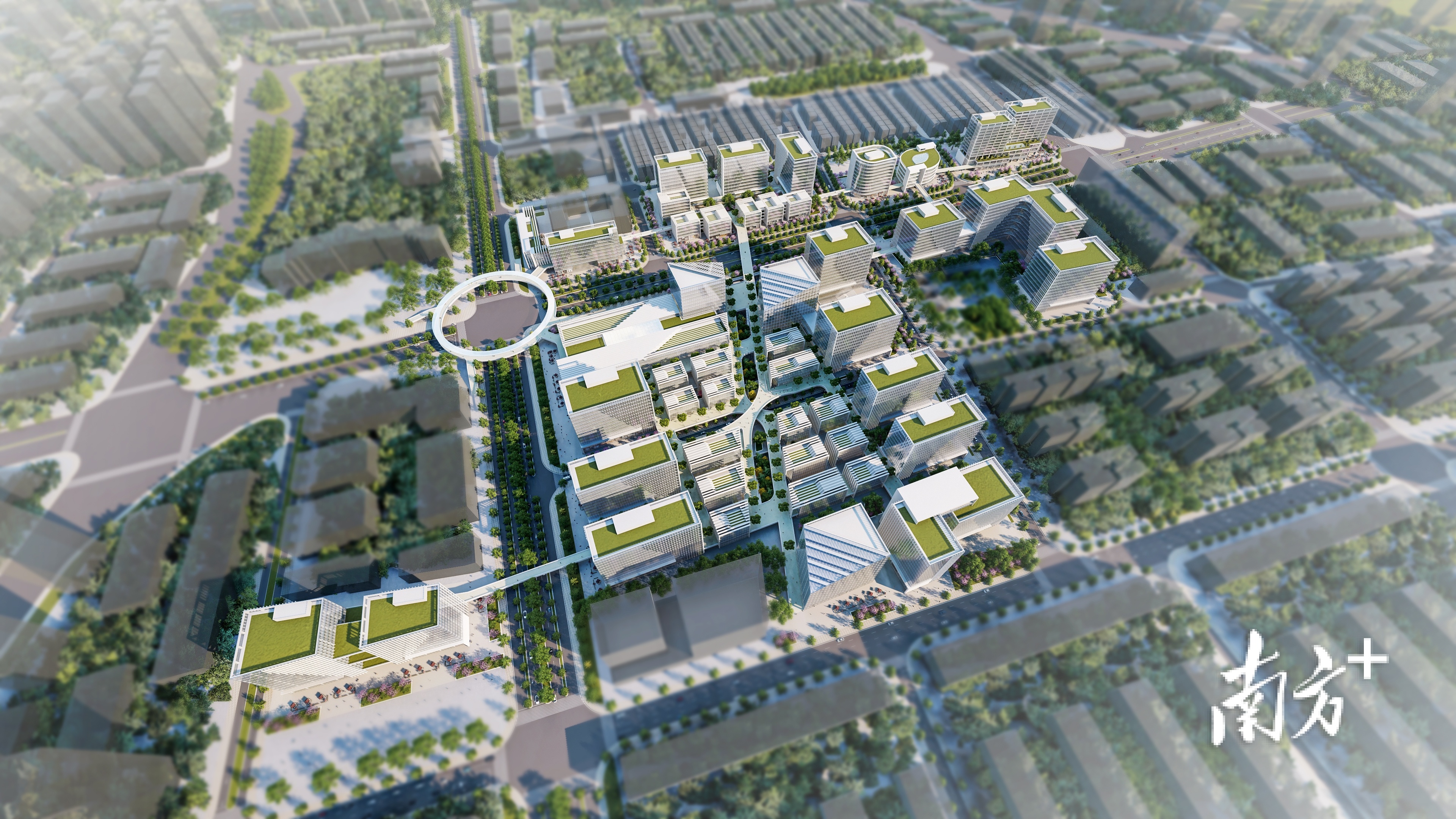 凤池装饰材料市场改造后效果图。