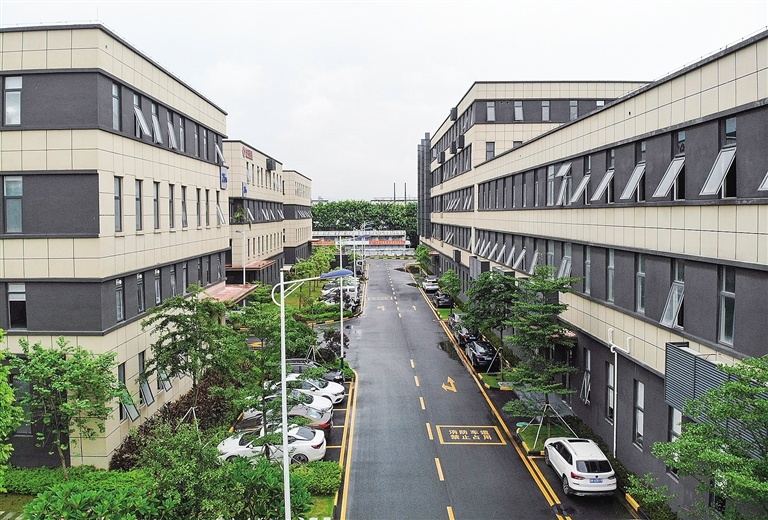 位于高明区荷城街道的中南高科佛山高明智汇城项目园区.洪海 摄
