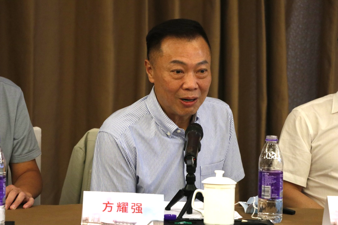 电影《司徒美堂》总制片人方耀强介绍唐人街场景落地佛山的情况。 电影《司徒美堂》总制片人方耀强介绍唐人街场景落地佛山的情况。