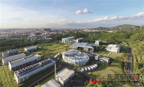 ▲位于松山湖科学城的大科学装置——中国散裂中子源 ▲位于松山湖科学城的大科学装置——中国散裂中子源