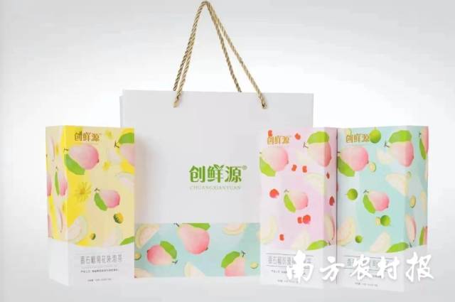 创鲜推出的“创鲜源”牌番石榴茶产品 创鲜推出的“创鲜源”牌番石榴茶产品