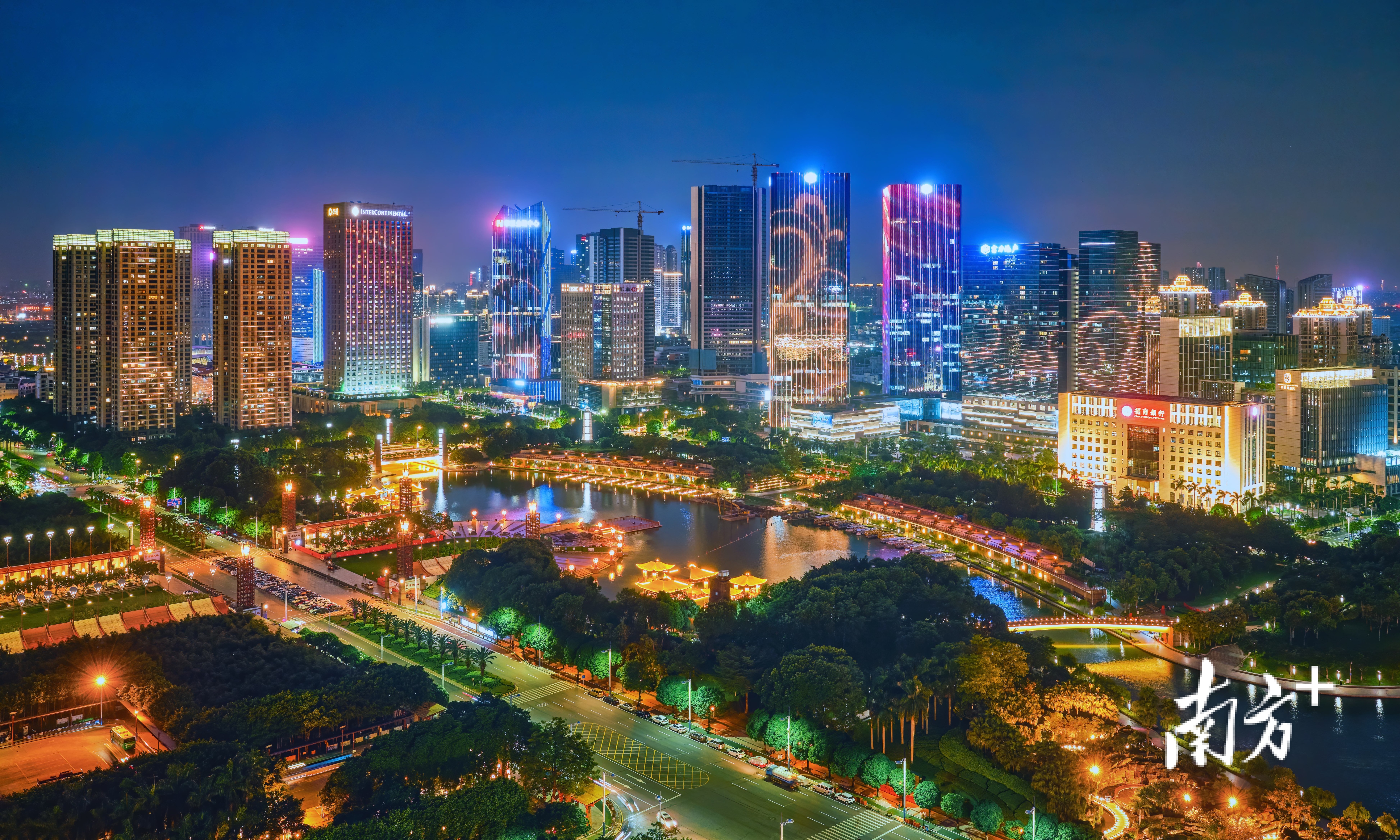 千灯湖夜景。桂城宣办供图