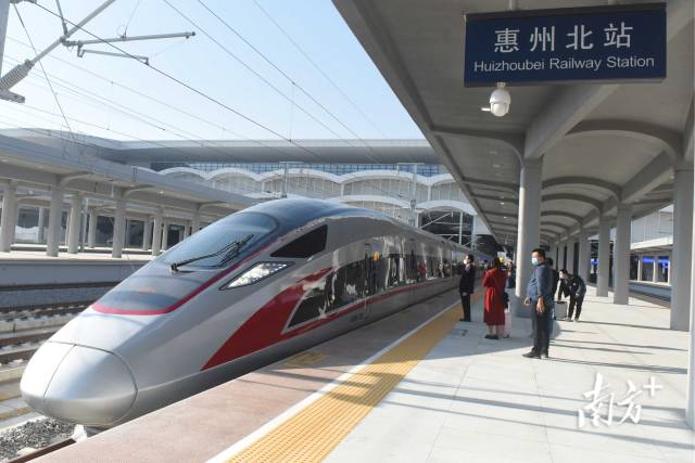赣深高铁惠州北站.
