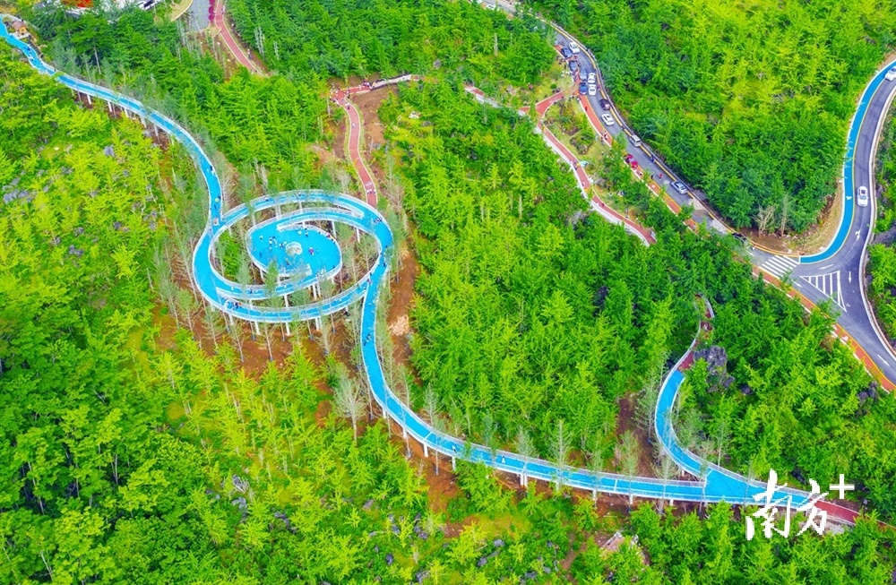 别出心裁的空中栈道。房翔龙 摄