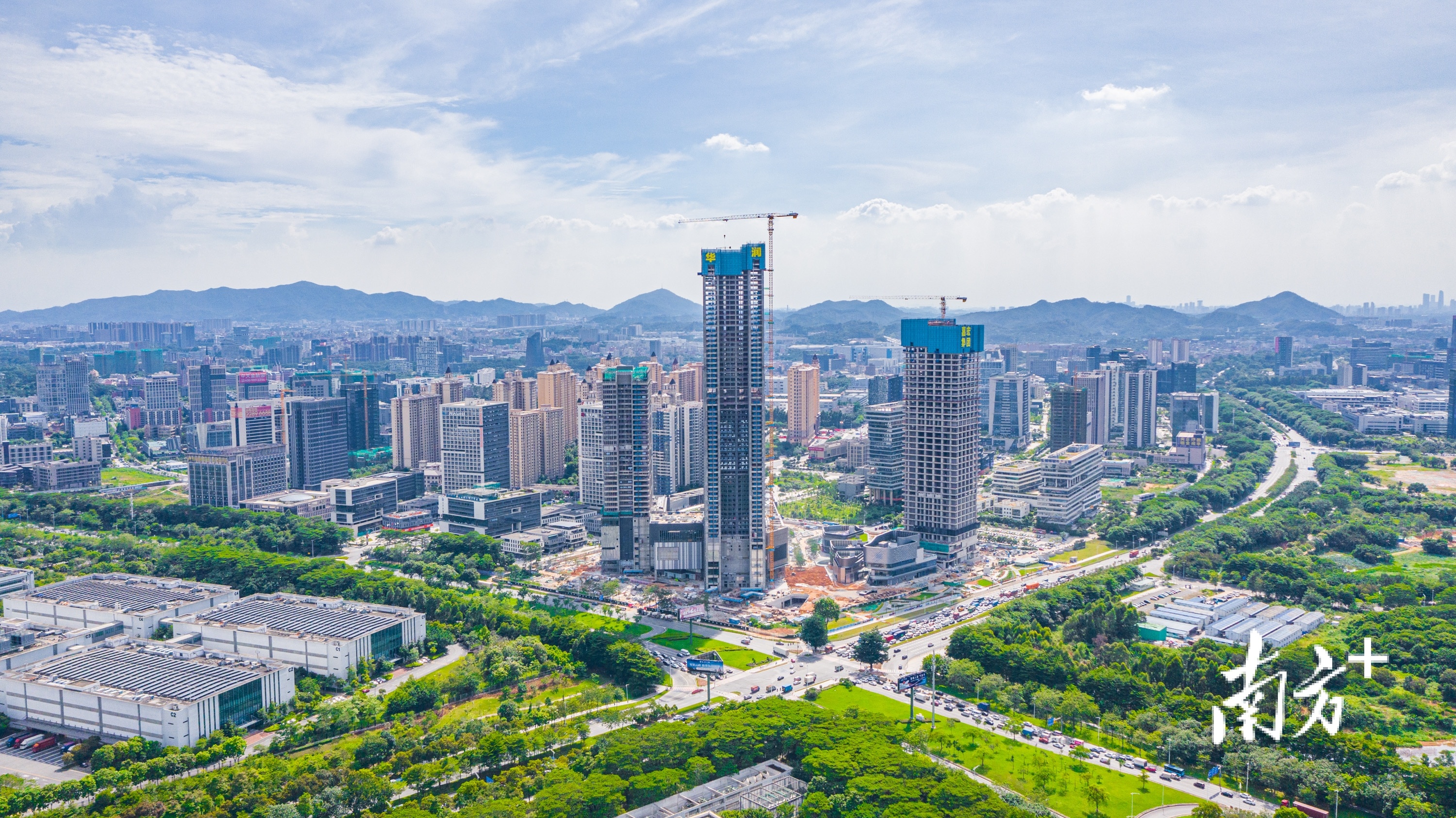 东莞松山湖万象汇正在推进建设。