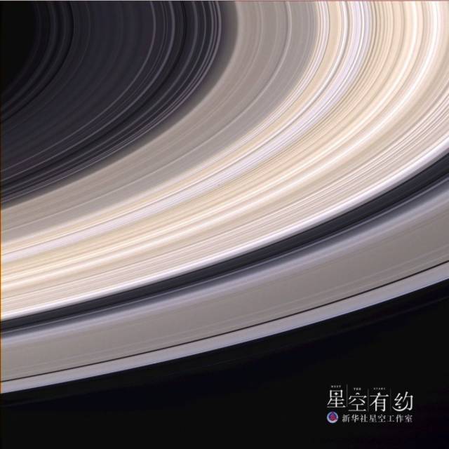 土星光環特寫.(圖片來源美國國家航空航天局官方網站)