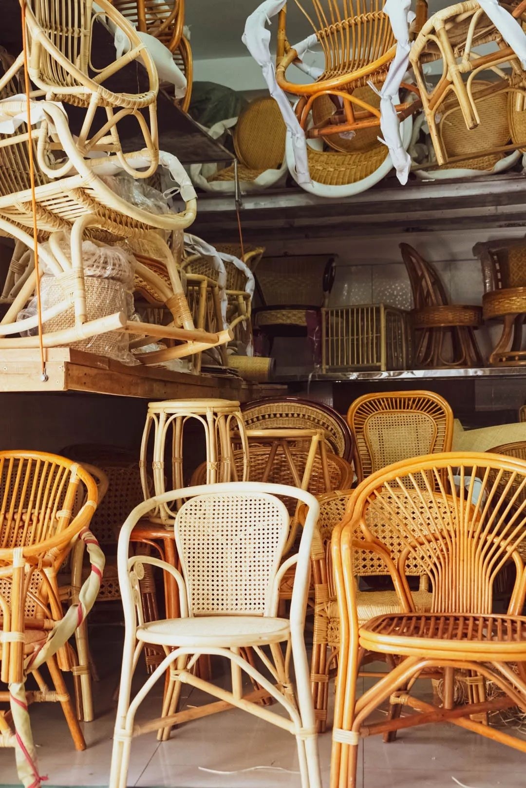 嫦姨早已习惯24小时与藤器作伴。 嫦姨早已习惯24小时与藤器作伴。