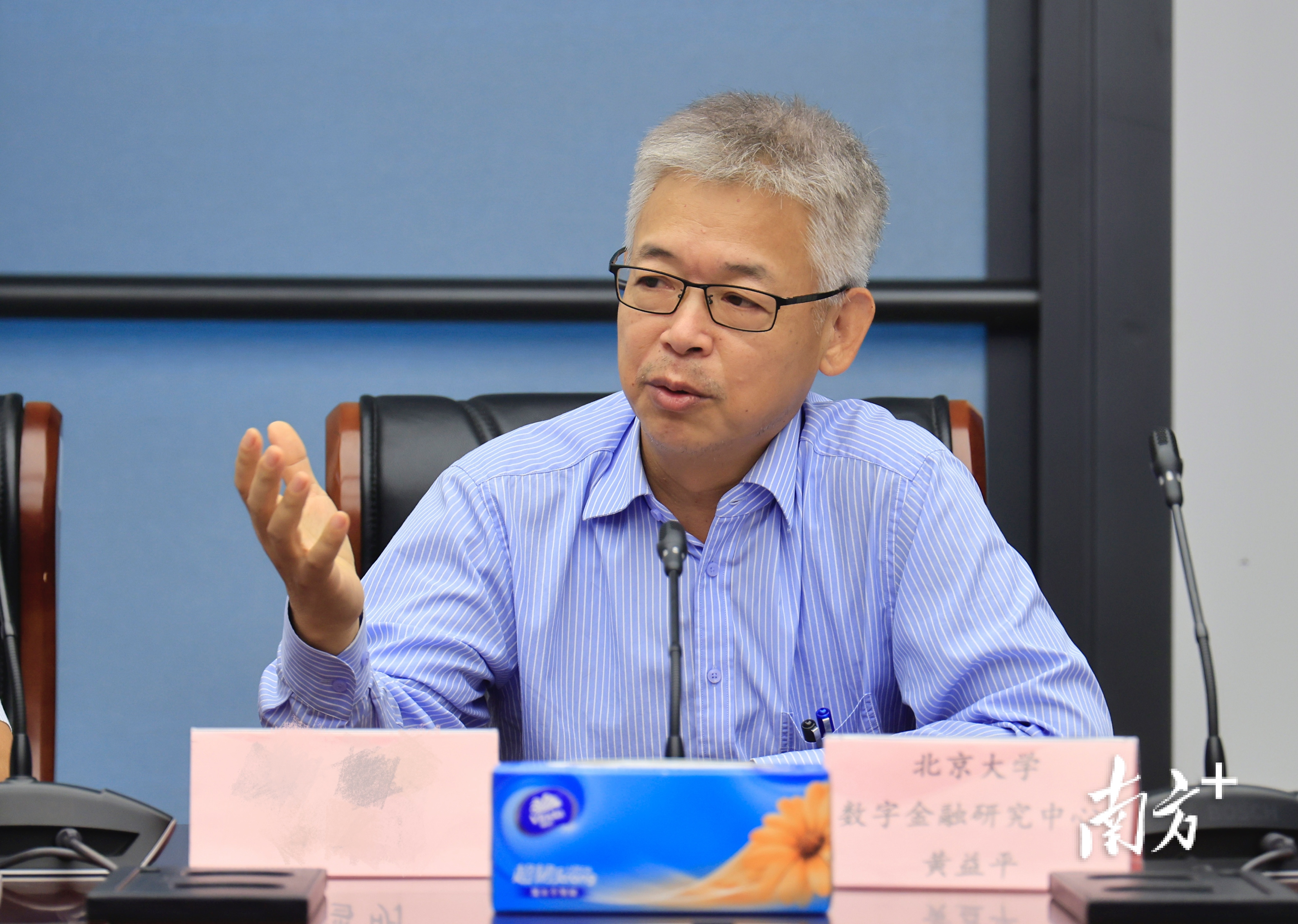 北京大学数字金融研究中心主任、北京大学国家发展研究院副院长黄益平。