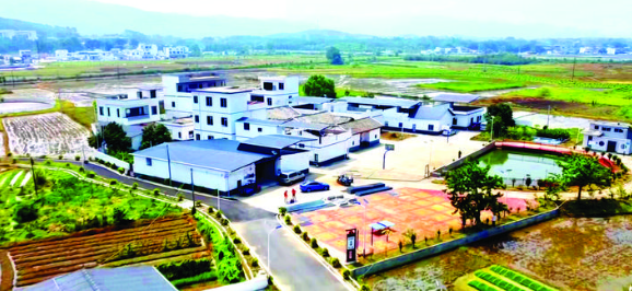 随着各村民小组持续推进“四小园”示范带建设，沙塘村村容村貌焕然一新。