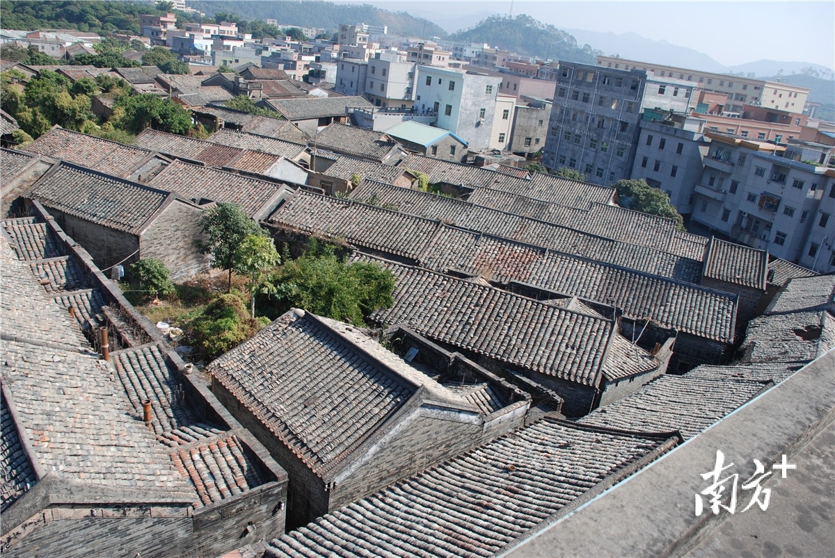 黄京坑客家古建筑群俯视图。受访单位供图