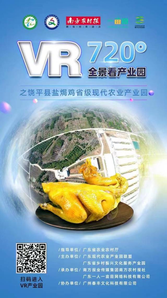 你的鸡腿厨房已上线！饶平盐焗鸡产业园全景VR发布