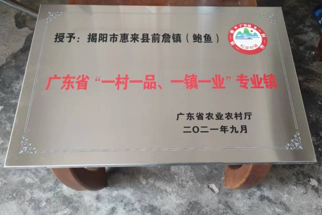 2021年,前詹镇获评省级“一村一品、一镇一业”专业镇。 2021年,前詹镇获评省级“一村一品、一镇一业”专业镇。