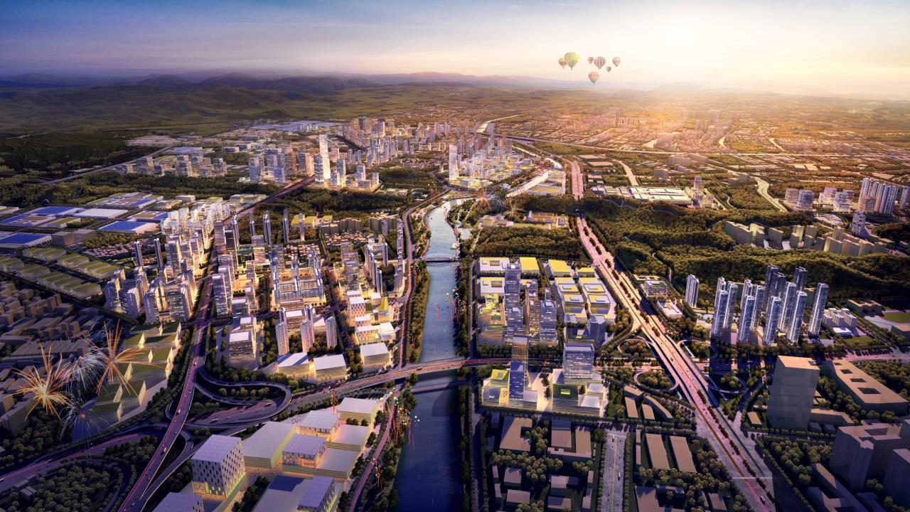 燕罗街道城区效果图。记者从燕罗街道了解到,有市民反映,“燕罗国际智能制造生态城”这一名称过长、有少许绕口、且不适于英文翻译。