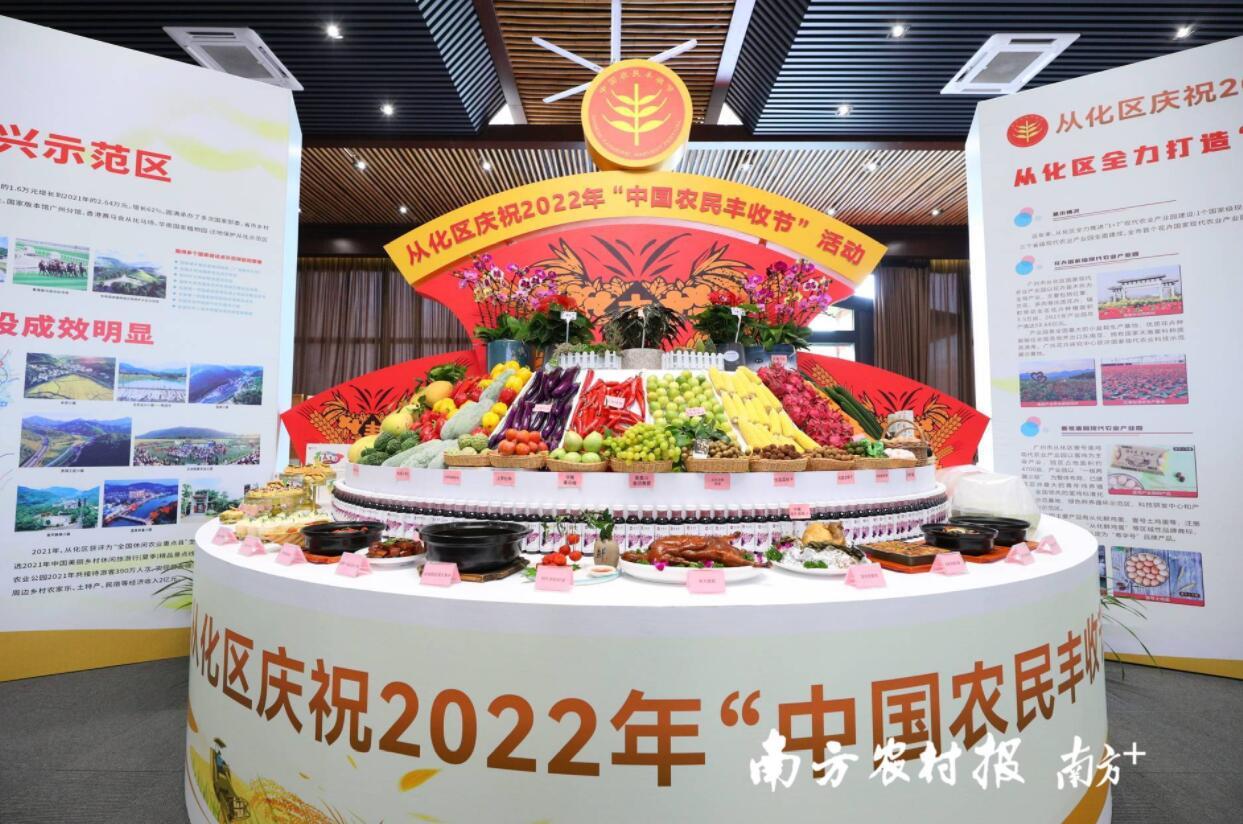 礼赞丰收硕果，致敬最美农人！从化区欢庆2022年中国农民丰收节