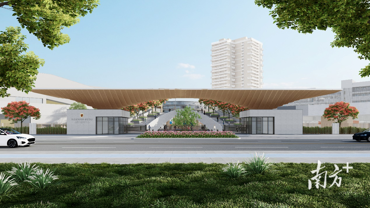 学校正门效果图▲ 学校正门效果图▲