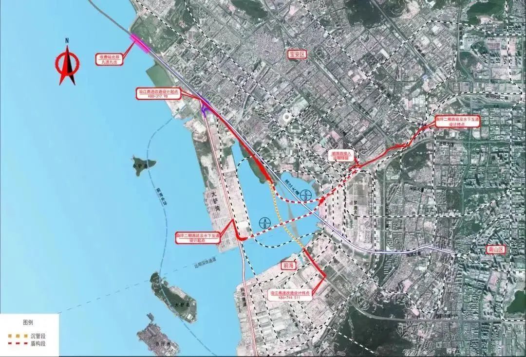 沿江与南坪项目工程平面图。