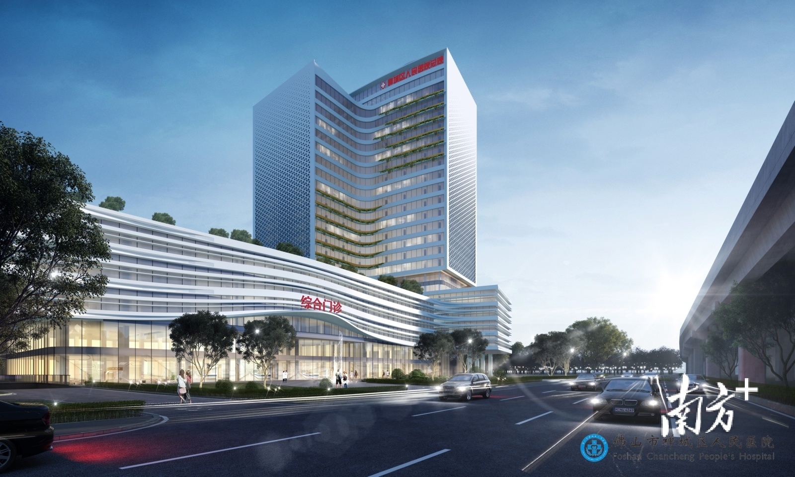 禅城区人民医院总院位于南庄，计划设置1000个床位，预计2025年底竣工。