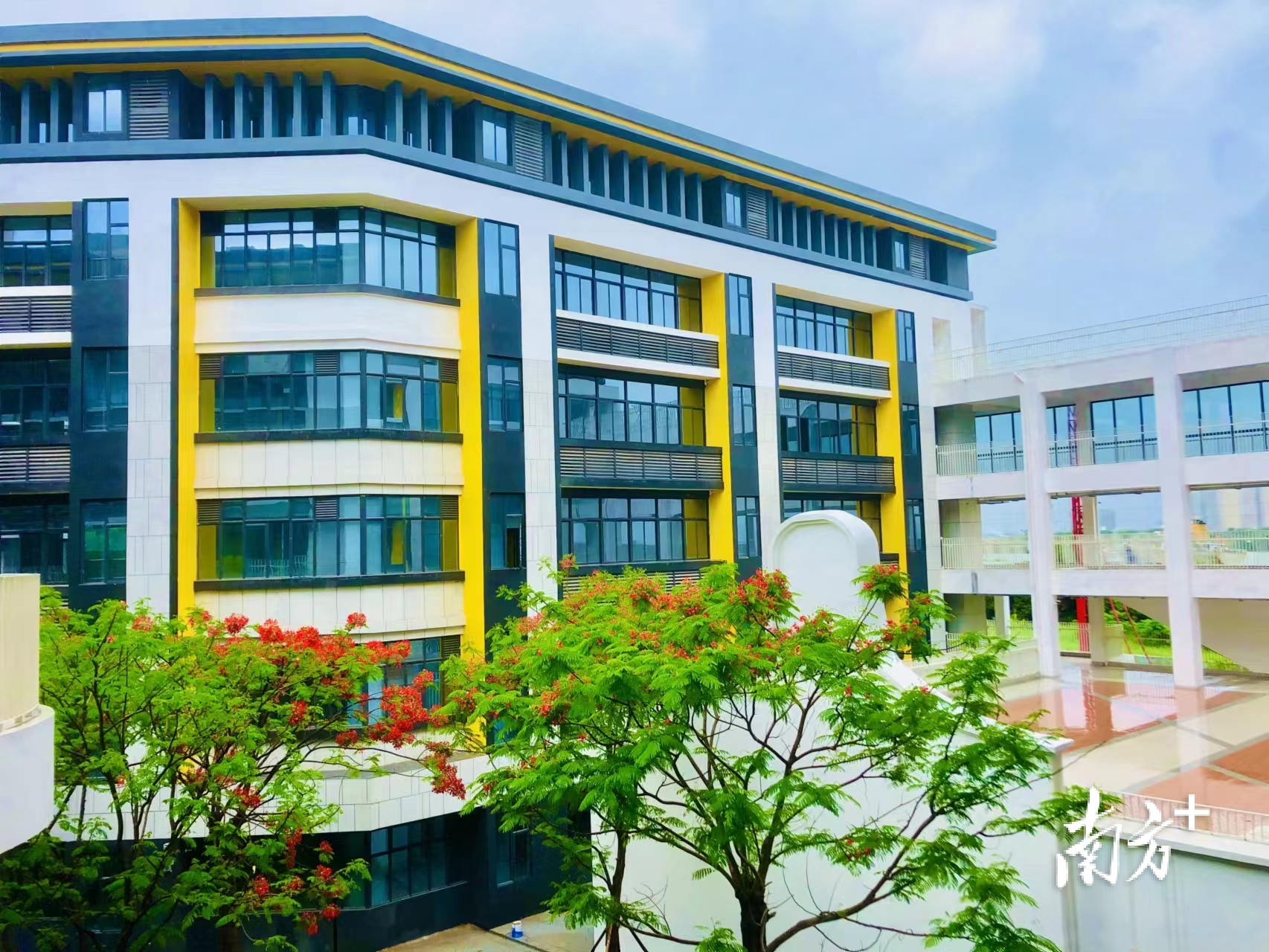 容桂外国语高黎学校今年9月正式开学。受访学校供图