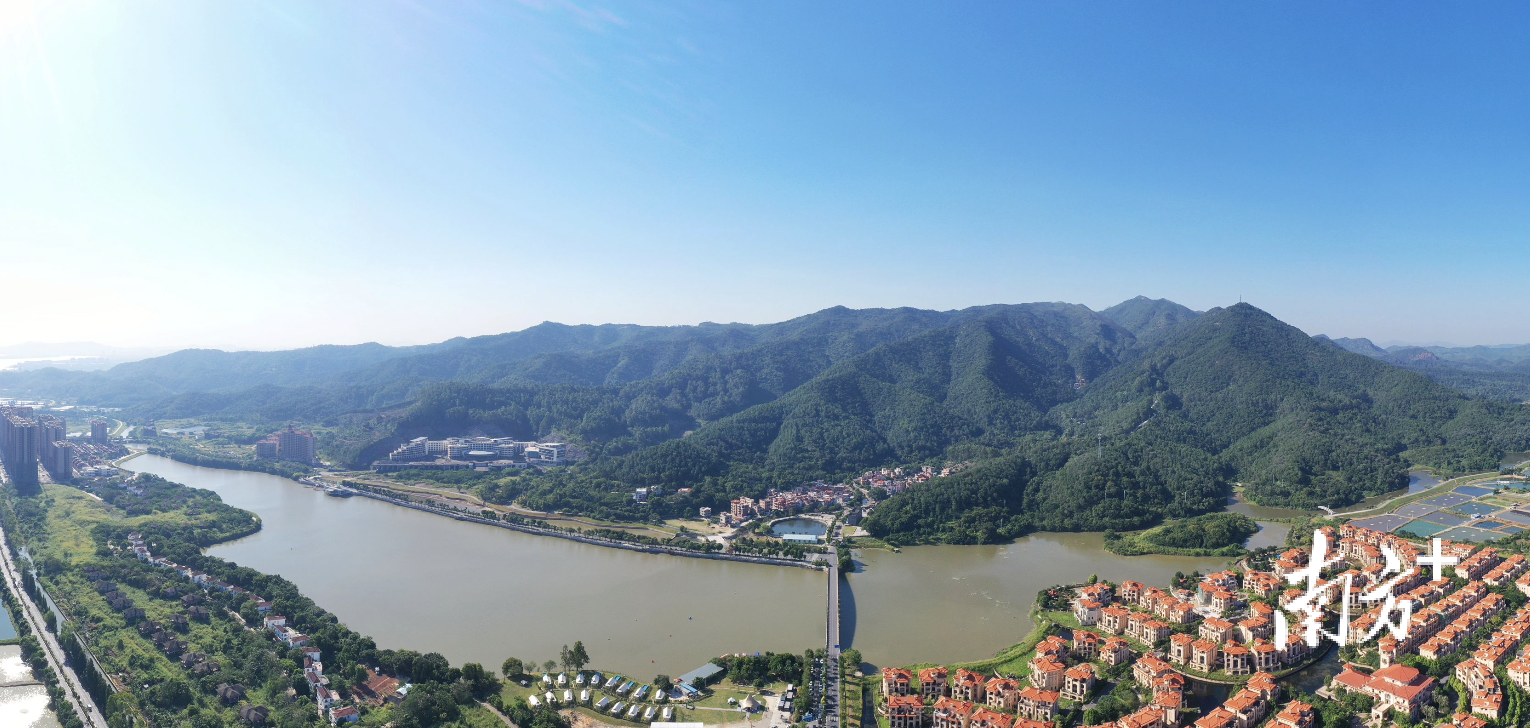 南海湾拥有南海湾森林生态园、百年道观庆云洞、千亩银湖、田园风光及西岸林场（狮子山）等生态旅游资源。南方日报记者 戴嘉信 摄