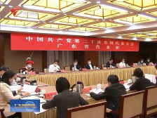 党的二十大广东省代表团举行分组会议