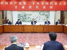 李克强参加党的二十大甘肃代表团讨论