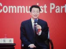 ​张虎出席第三场集体采访，介绍广东团学习讨论党的二十大报告情况并答记者问