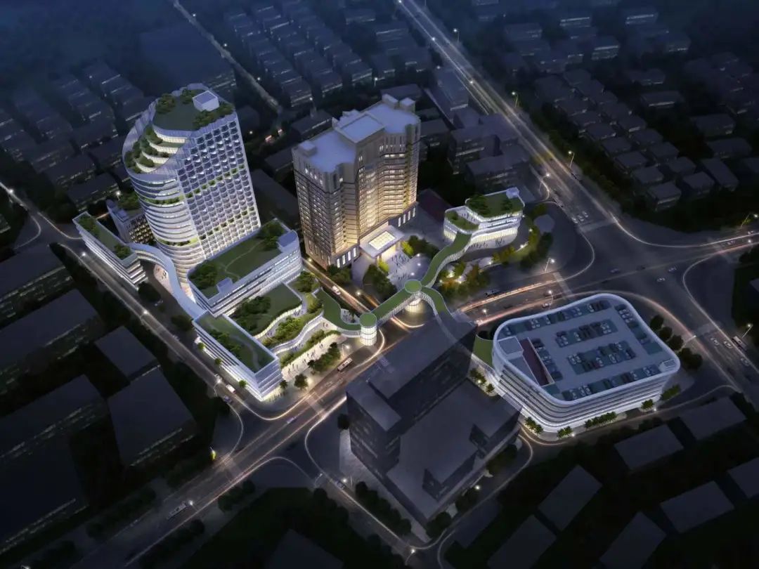 南海区全科医院(南海区桂城医院)新院区效果图。 南海区全科医院(南海区桂城医院)新院区效果图。