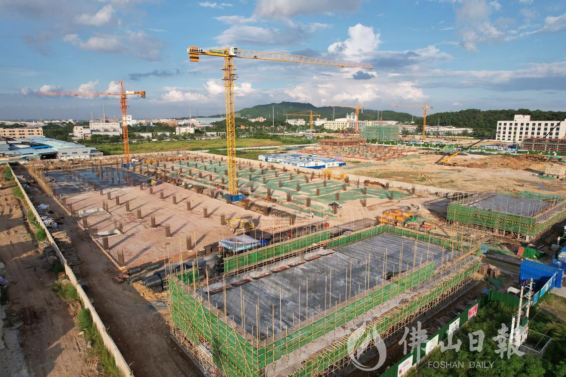 帝晟宣科技项目工地，目前正在建设主体厂房。
