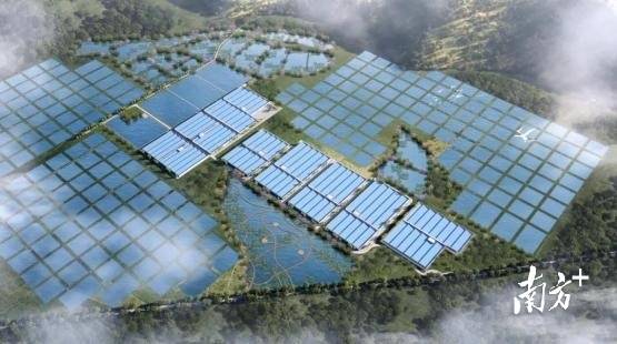 白鸽山信息化、工厂化、生态式养殖基地（效果图）