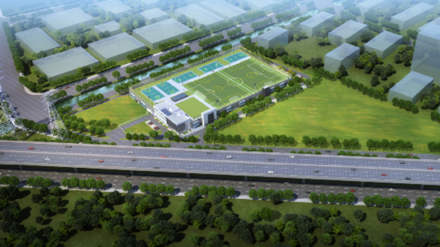 中山这个污水处理厂有些特别，上面要建体育公园丨水务科普