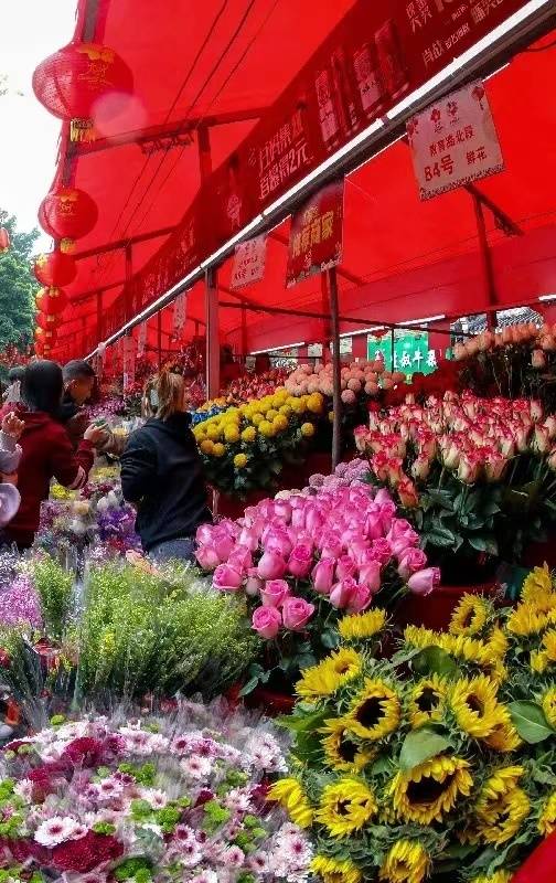广州花市。图片来源：越秀发布