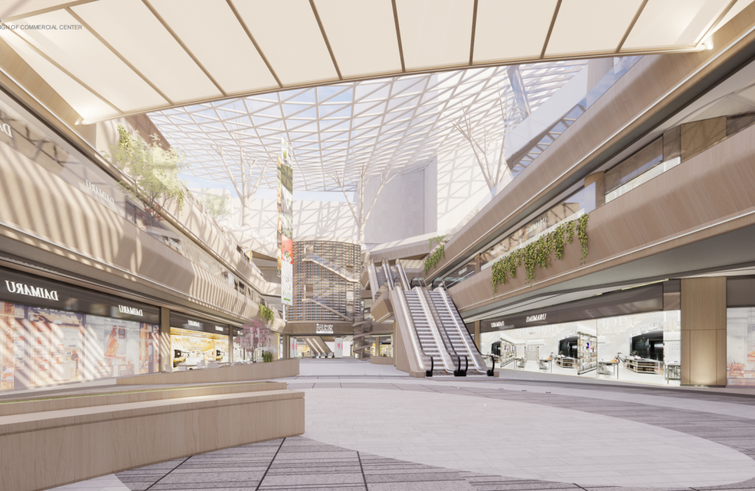 银河广场内部效果图。受访者供图