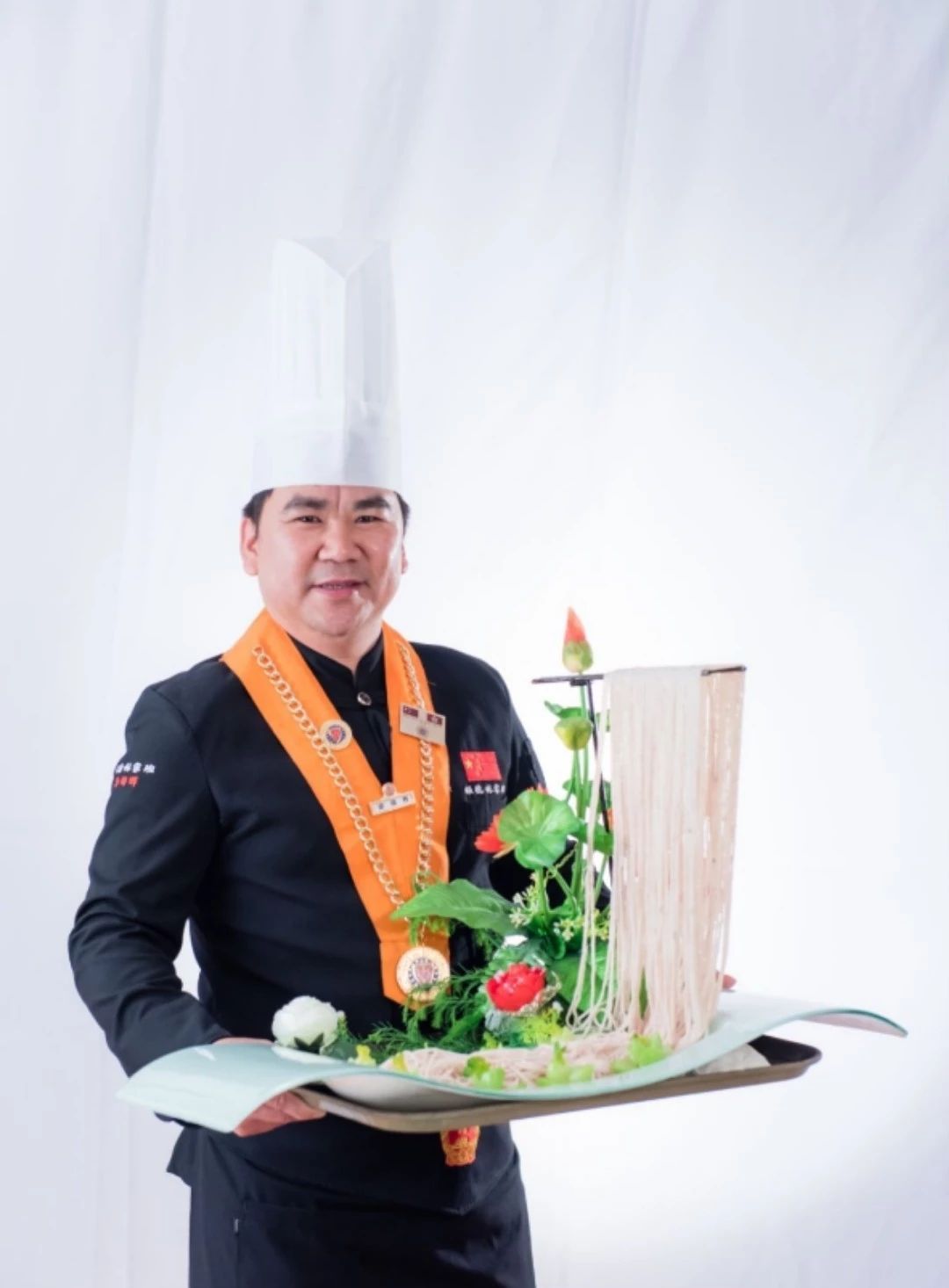 ▲顺德渔面第四代传人梁锦辉