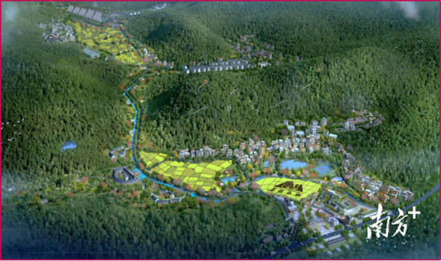 中荔云山谷种业孵化项目规划图。