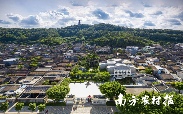 会城街道熊子塔下的梁启超故居。