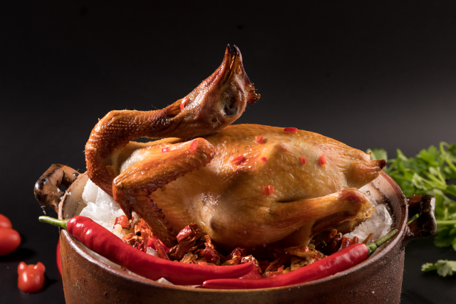 龙门三黄胡须鸡（香辣烤鸡）