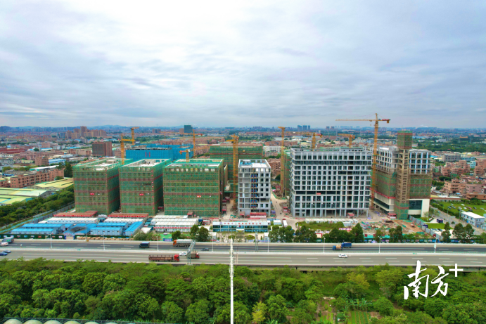 东实·道滘数智园现场图。