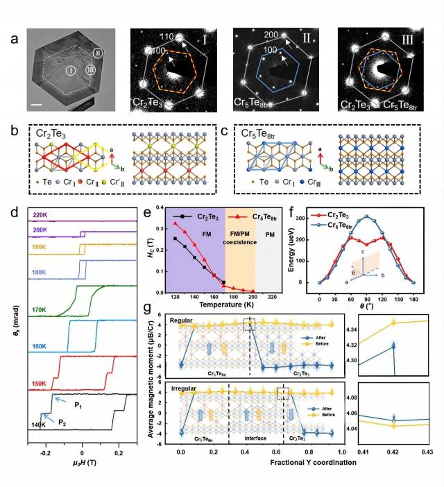 Cr2te3 Diffraction Pattern 南科大林君浩课题组在新型二维材料异质结的制备及其磁学、光学特性的研究中取得系列进展_南方plus_南方+