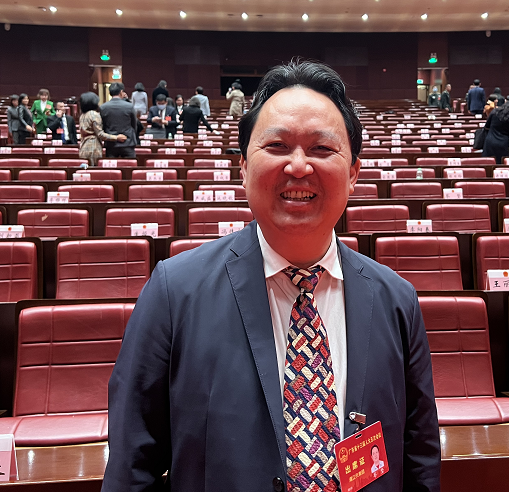 广东省人大代表、湛江市水产流通与加工协会秘书长岑坚 受访者供图