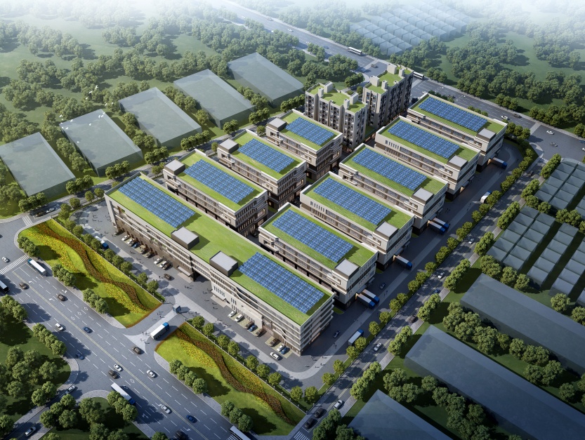 恩平工业园创业创新基地项目效果图。恩平市科工商务局供图