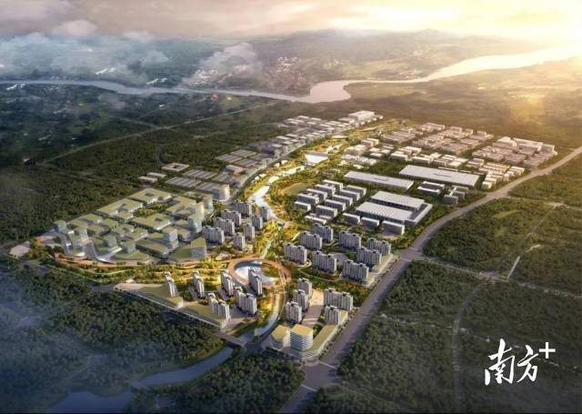 粤港澳大湾区（肇庆高要）预制菜产业园效果图。