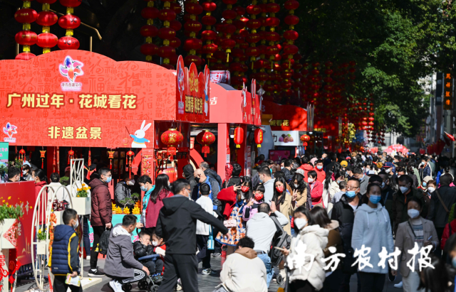 广州迎春花市。