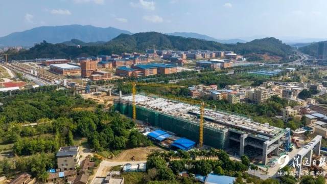 广清城际北延线终点站，封顶！