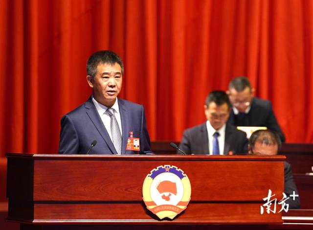 佛山市政协常委、市工商联主席李连柱。姚佳烁 摄