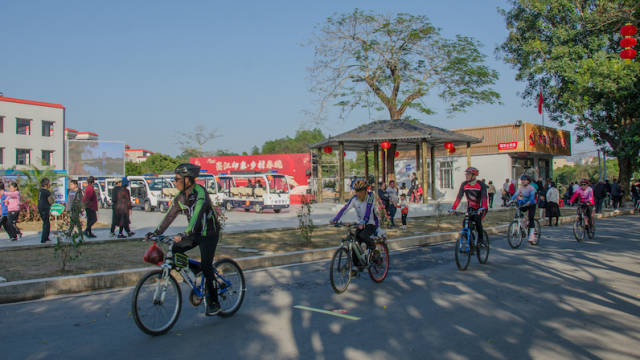 骑行爱好者在绿岛上骑行观光。 何多浪 摄